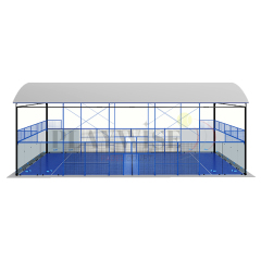 Premium Panoramic Padel Court (H008R) - Full View Design with Permanent Roof Structure,PLAY WISE,Premium Panoramic Padel Court (H008R) - Full View Design with Permanent Roof Structure