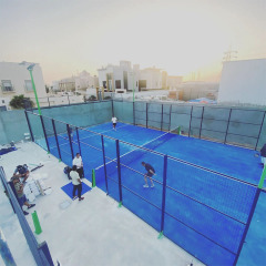 Premium Panoramic Padel Tennis Court (H001A) - Corner-Post-Free Design Full Set with Accessories,PLAY WISE,Padel Panoramica Con Esquina Whole Set Panoramic Padel Tennis Court Paddle Tennis Court Outdoor