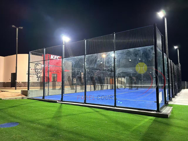 CE Certified Complete Padel Field (H003) - Panoramic Court with Professional Artificial Grass Surface,PLAY WISE,CE Certified Complete Padel Fields Padle Tennis Artificial Grass Paddle Tennis Court Lawn Panorama Court for Grass Padel Tennis