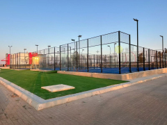 CE Certified Complete Padel Field (H003) - Panoramic Court with Professional Artificial Grass Surface,PLAY WISE,CE Certified Complete Padel Fields Padle Tennis Artificial Grass Paddle Tennis Court Lawn Panorama Court for Grass Padel Tennis