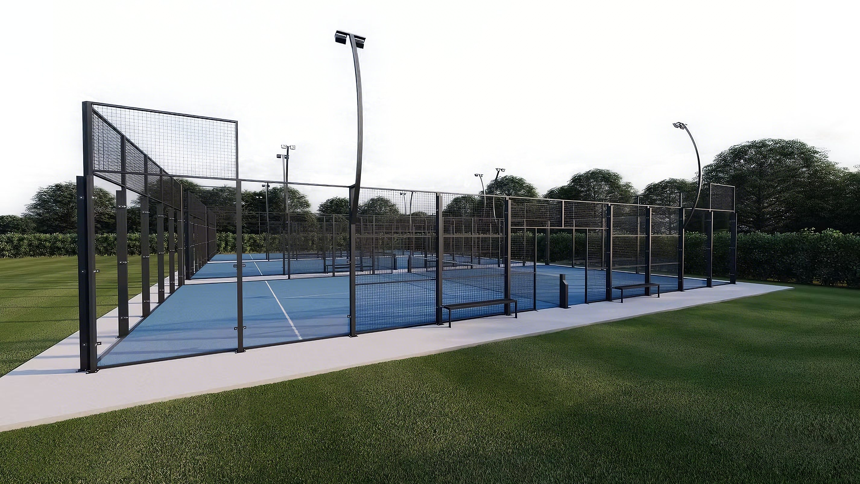 Classic Padel Court Ho03,PLAY WISE,Classic Padel Court Ho03 – Complete Court System