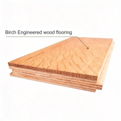 Natural hardwood veneer surface texture for basketball flooring