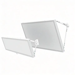 Badminton court flat panel light with anti-glare optical design front view