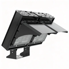LED Sports Court Light 400-500W with 6063-T5 aluminum housing and adjustable bracket design