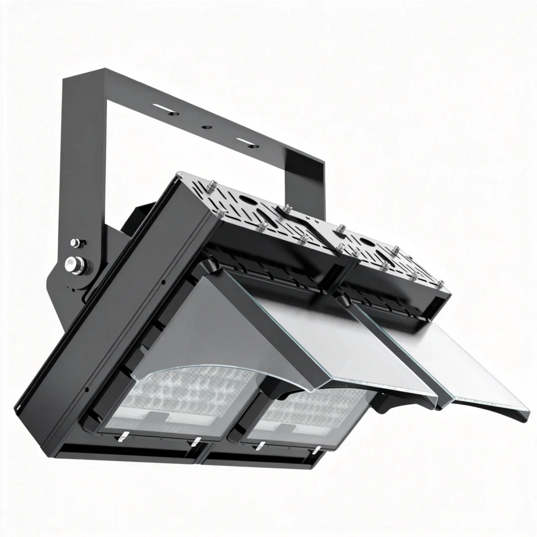High-power LED Sports Court Light with anti-glare lens and IP67 protection structure