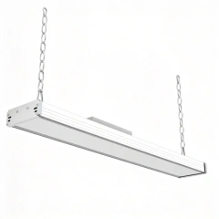 Linear LED arena light fixture with aluminum housing for indoor sports lighting