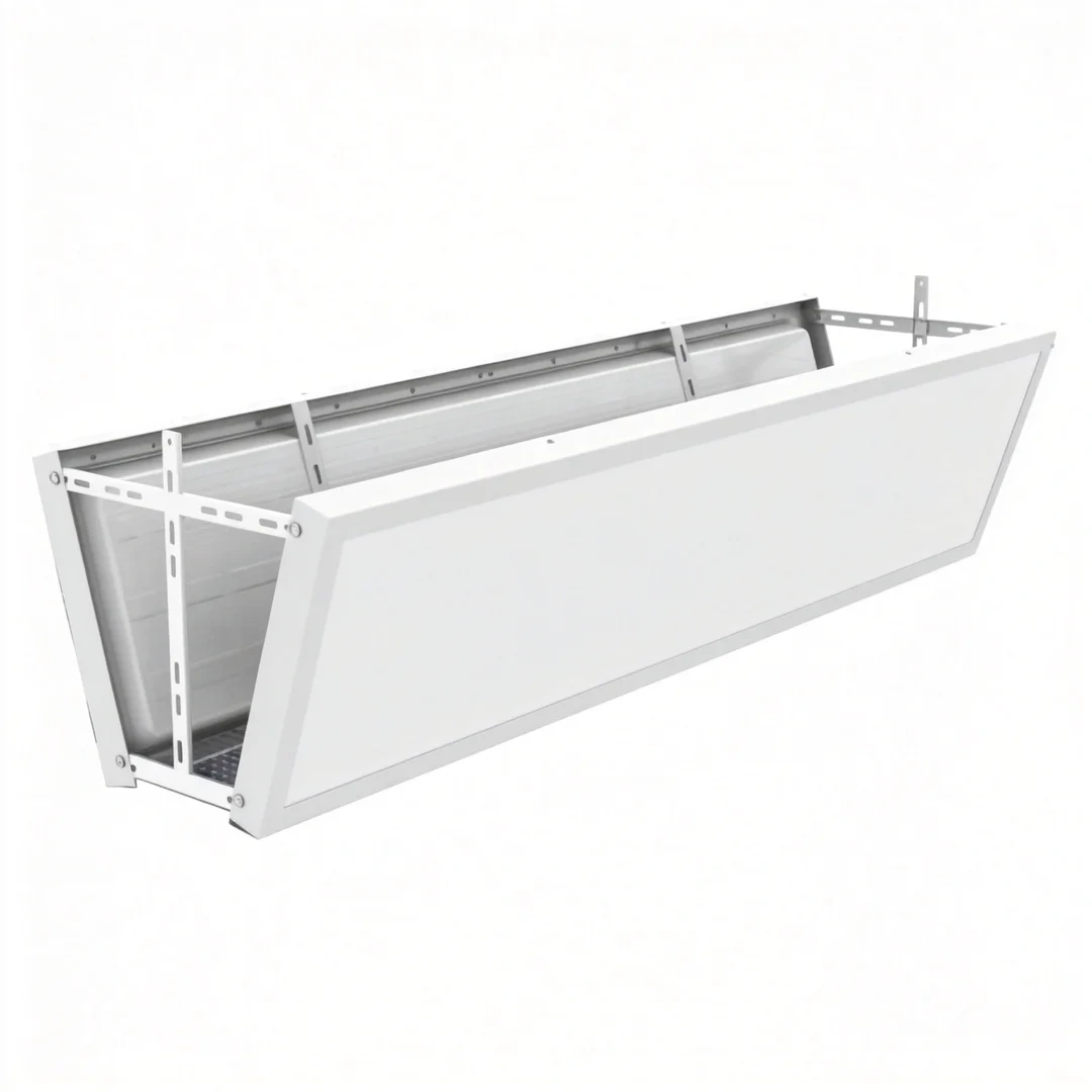 Single-sided and double-sided flat panel lighting fixtures for badminton courts