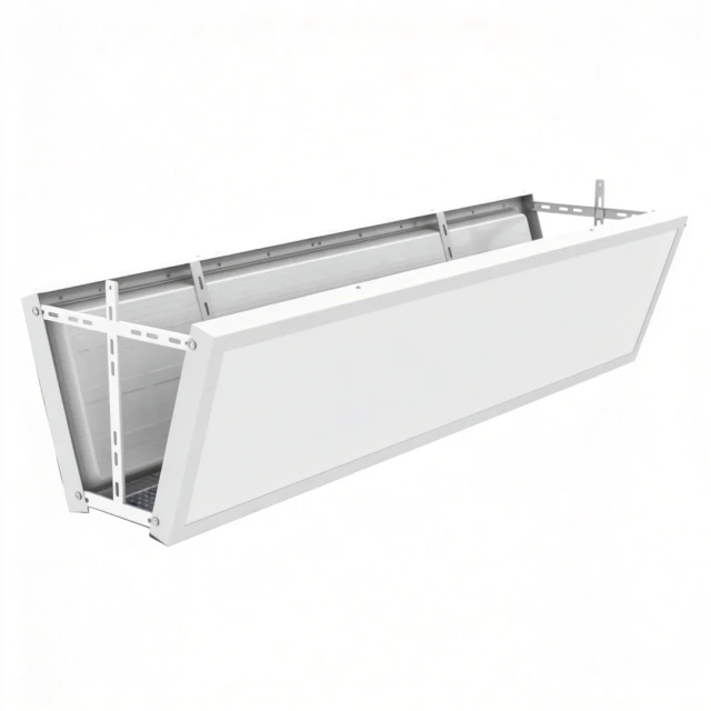 Single-sided and double-sided flat panel lighting fixtures for badminton courts