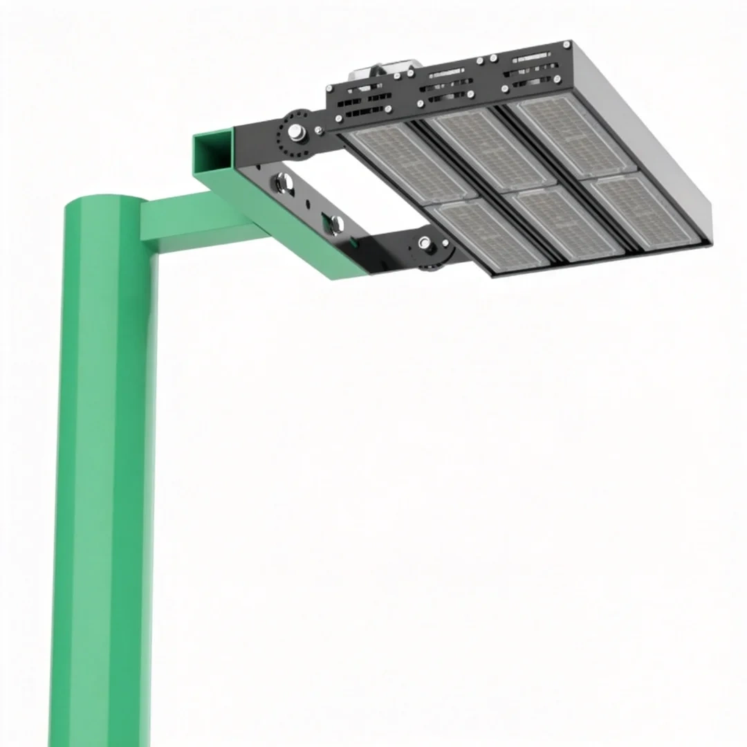 300–400W polarized anti-glare tennis court light fixture with LED optical design