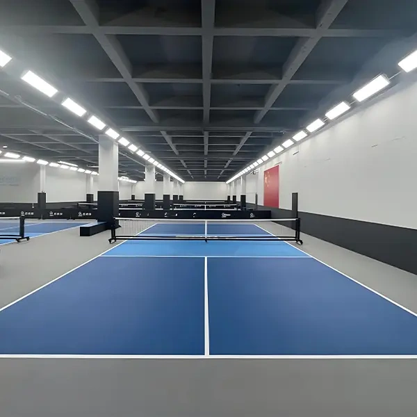 Semi-dense semi-foam PVC structure of pickleball court flooring mat