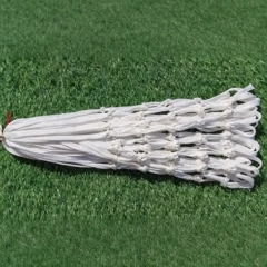 Flat structure design of polyester basketball net A-008
