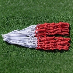 Close-up of reinforced yarn structure on Basketball Net A-075