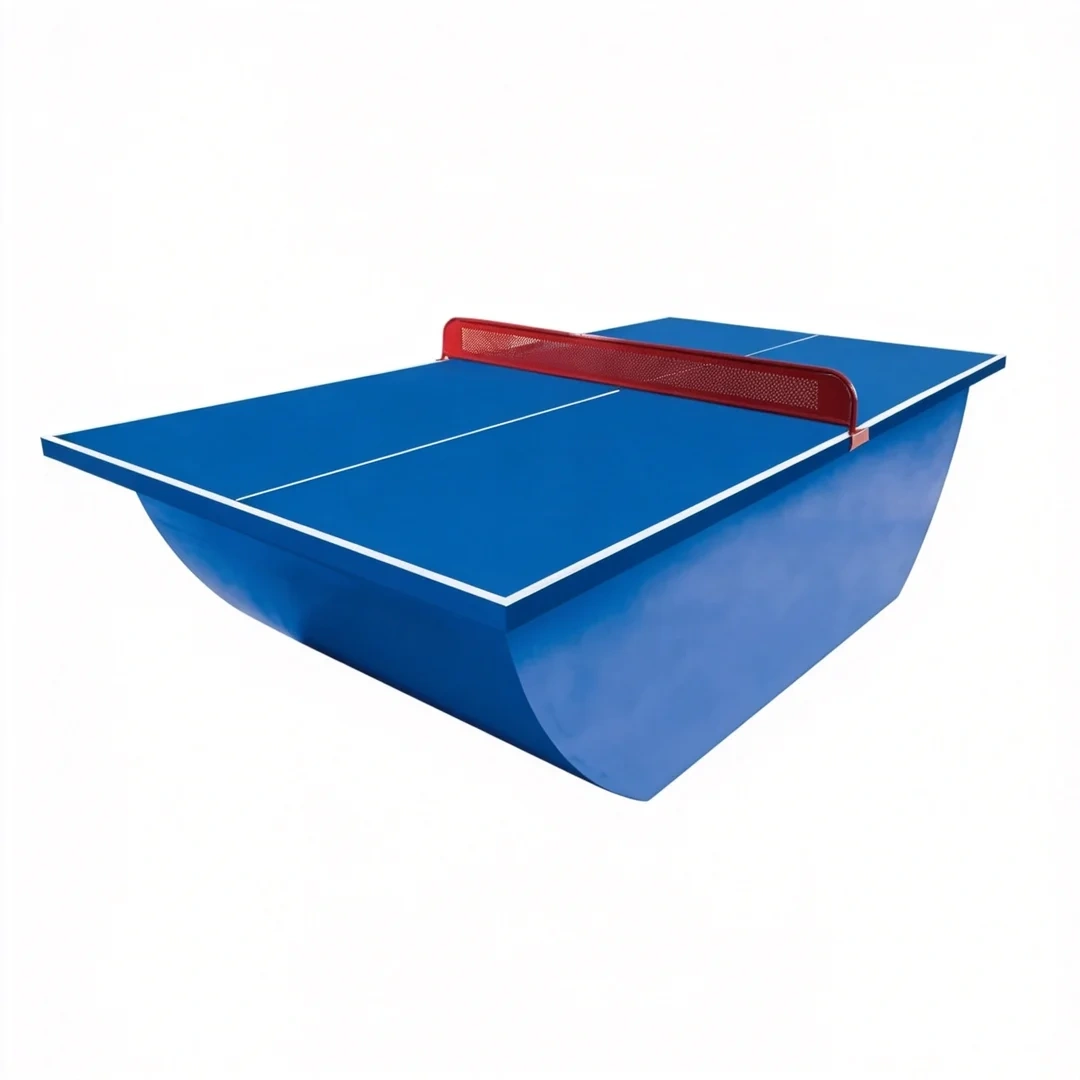 SMC outdoor table tennis table boat style design for outdoor sports facilities