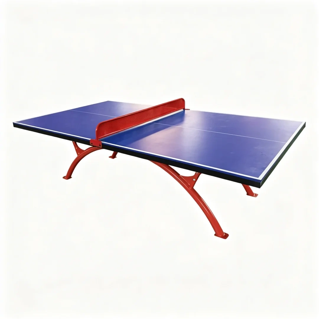 SMC outdoor table tennis table with small flanging edge design