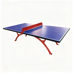SMC outdoor table tennis table with small flanging edge design