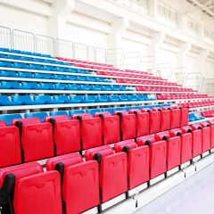 Automatic flip stadium seat with armrest hollow plastic chair for sports facilities