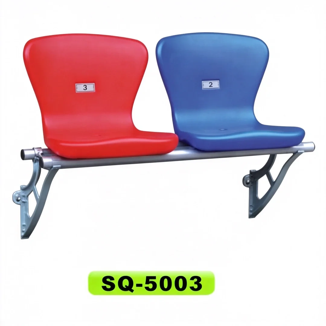 HDPE stadium seat shell structure with UV absorber and antioxidant additives