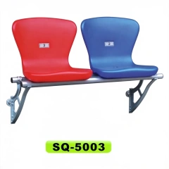 HDPE stadium seat shell structure with UV absorber and antioxidant additives