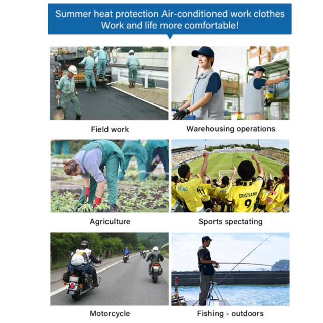 Share to Outdoor Cooling Fan Jacket, E-Modest Limited. ,Share to Outdoor Cooling Fan Jacket