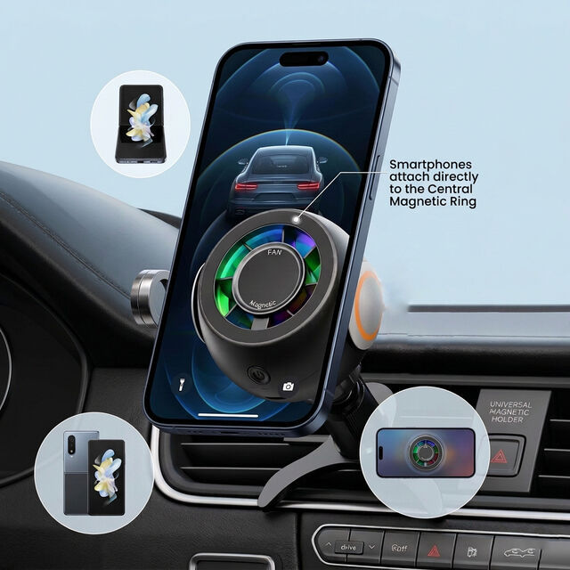 Car mobile phone holder with Mini Fan and Air Fresher, E-Modest Limited. ,Car mobile phone holder with Mini Fan and Air Fresher- E-Modest Limited.