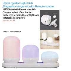 3-in-1 Rechargeable Night Light, Ambience Dimmable Bedside Lamp with Remote Control, E-Modest Limited. ,3-in-1 Rechargeable Night Light, Ambience Dimmable Bedside Lamp with Remote Control