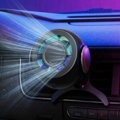 Factory Price Car Aromatherapy Fan 360 degree Adjustable, E-Modest Limited. ,Share to RGB Table Lamp, Dimmable & Rechargeable Touch Lamp: Portable Cordless RGB Lamp