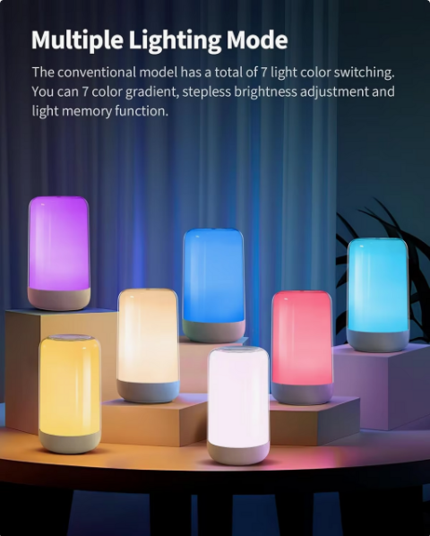 Share to RGB Table Lamp, Dimmable & Rechargeable Touch Lamp: Portable Cordless RGB Lamp, E-Modest Limited. ,Share to RGB Table Lamp, Dimmable & Rechargeable Touch Lamp: Portable Cordless RGB Lamp