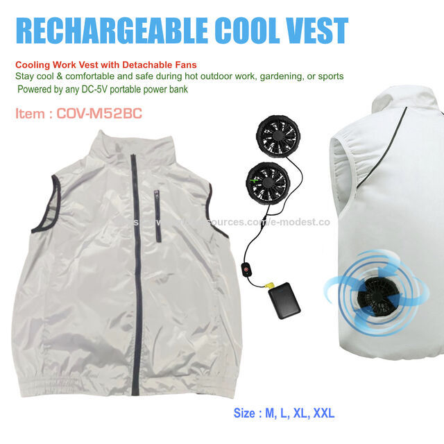 Air Condition Cool Vest Cool vest Air-Conditioned Waistcoat with Reflective Stripes, Rechargeable Cooling Clothes, E-Modest Limited. ,Air Condition Cool Vest Cool vest Air-Conditioned Waistcoat with Reflective Stripes, Rechargeable Cooling Clothes