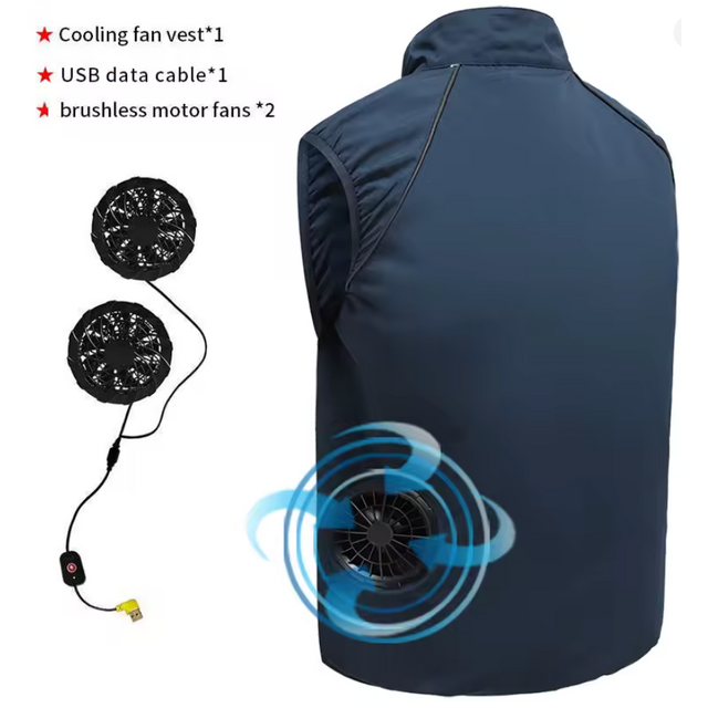 Air Condition Cool Vest Cool vest Air-Conditioned Waistcoat with Reflective Stripes, Rechargeable Work Clothes, E-Modest Limited. ,Air Condition Cool Vest Cool vest Air-Conditioned Waistcoat with Reflective Stripes, Rechargeable Work Clothes