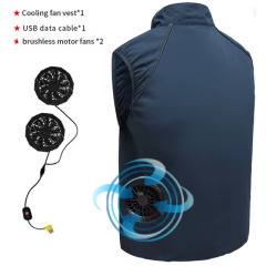 Air Condition Cool Vest Cool vest Air-Conditioned Waistcoat with Reflective Stripes, Rechargeable Work Clothes, E-Modest Limited. ,Air Condition Cool Vest Cool vest Air-Conditioned Waistcoat with Reflective Stripes, Rechargeable Work Clothes