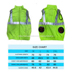 Air Condition Cool Vest with Cooling Fan, Air-Conditioned Waistcoat with Reflective Stripes, Rechargeable Work Clothes, E-Modest Limited. ,Air Condition Cool Vest with Cooling Fan, Air-Conditioned Waistcoat with Reflective Stripes, Rechargeable Work Clothes