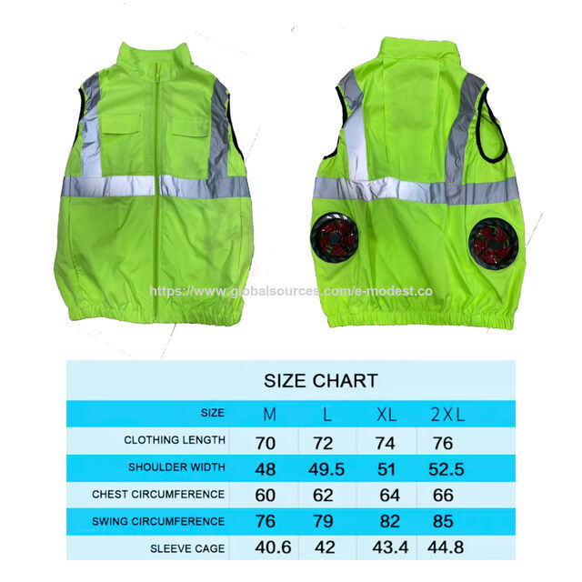 Air Condition Cool Vest with Cooling Fan, Air-Conditioned Waistcoat with Reflective Stripes, Rechargeable Work Clothes, E-Modest Limited. ,Air Condition Cool Vest with Cooling Fan, Air-Conditioned Waistcoat with Reflective Stripes, Rechargeable Work Clothes