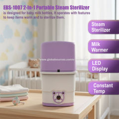 Baby Bottle Sterilizer and Milk Warmer 2-in-1 Baby Bottle Steam Sterilizer and Milk Warmer, E-Modest Limited. ,Baby Bottle Sterilizer and Milk Warmer 2-in-1 Baby Bottle Steam Sterilizer and Milk Warmer