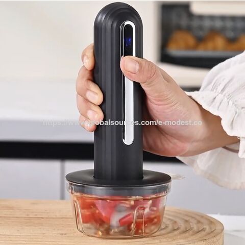 RECHARGEABLE BABY FOOD HANDHELD CHOPPER COMBO Cordless Baby Food Chopper set with built-in rechargeable Battery, E-Modest Limited. ,RECHARGEABLE BABY FOOD HANDHELD CHOPPER COMBO Cordless Baby Food Chopper set with built-in rechargeable Battery