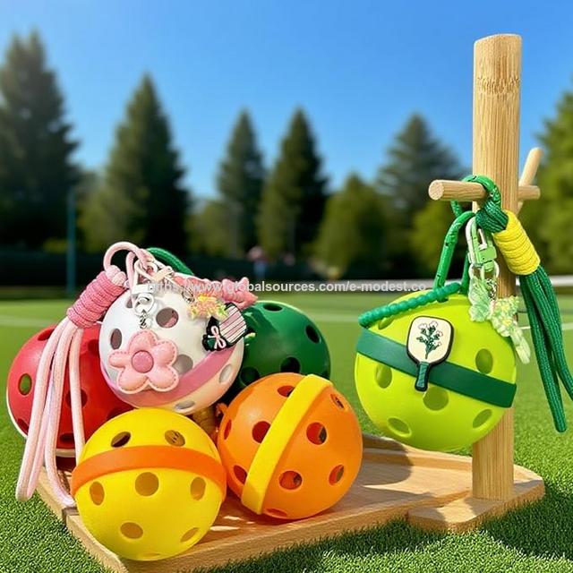 Sport Keychain, Fashion Pickleball Keychain for bags or keys, E-Modest Limited. ,Sport Keychain, Fashion Pickleball Keychain for bags or keys