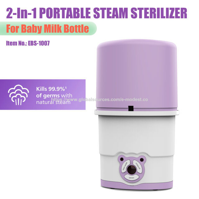 2-in-1 Baby Bottle Steam Sterilizer and Milk Warmer, E-Modest Limited. ,2-in-1 Baby Bottle Steam Sterilizer and Milk Warmer