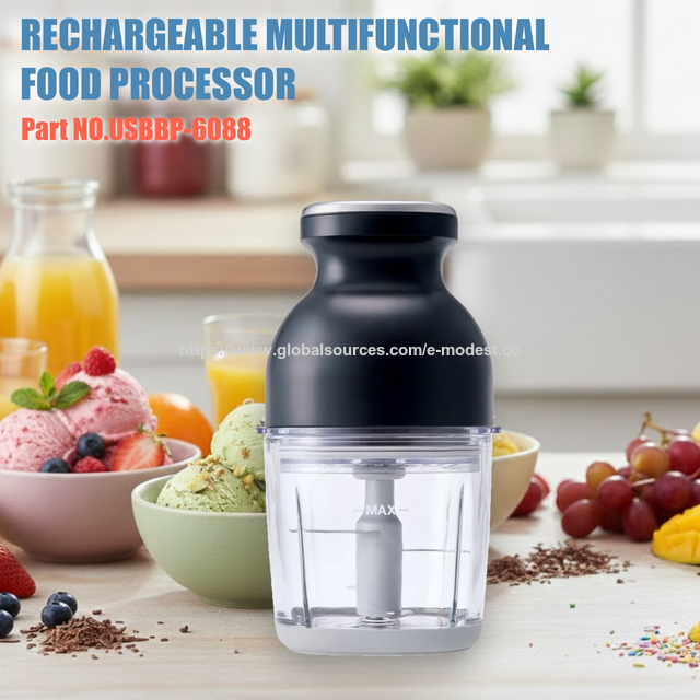 USB.Rechargeable and Cordless Portable Multifunction Food Processor. Multifunction cordless, 8-in-1 Food Processor, E-Modest Limited. ,USB.Rechargeable and Cordless Portable Multifunction Food Processor. Multifunction cordless, 8-in-1 Food Processor