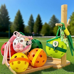 Pickleball Fashion Keychain, E-Modest Limited. ,Pickleball Fashion Keychain