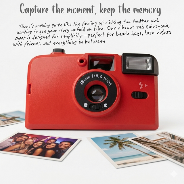 Reusable 35mm film camera, E-Modest Limited. ,Reusable 35mm film camera