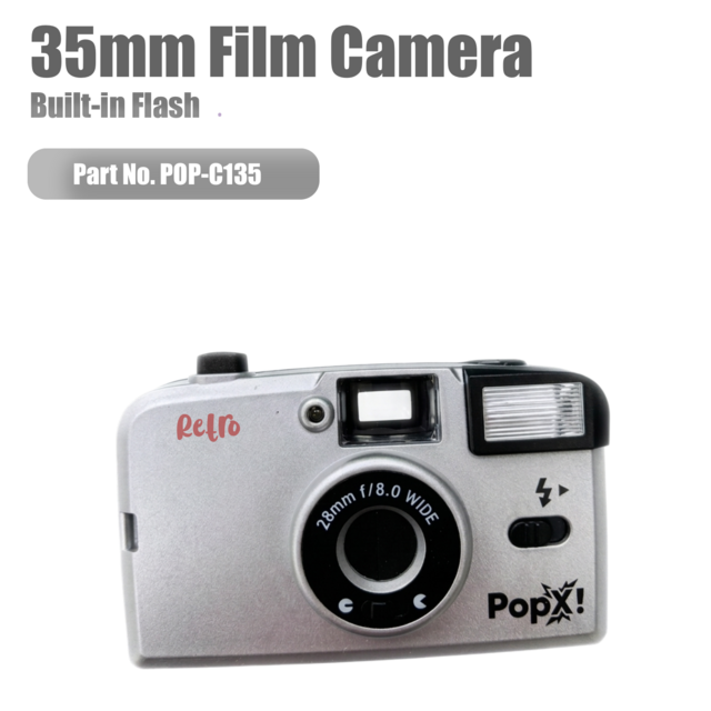 35mm reusable Retro film camera, E-Modest Limited. ,35mm reusable Retro film camera