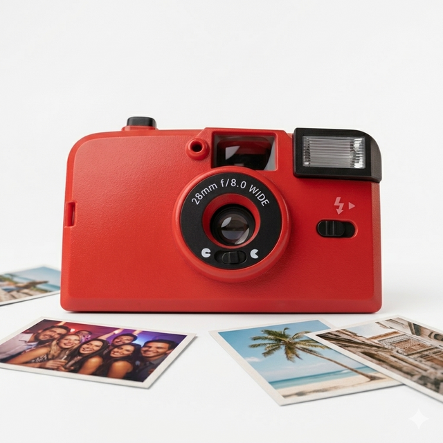 35mm reusable Retro film camera, E-Modest Limited. ,35mm reusable Retro film camera