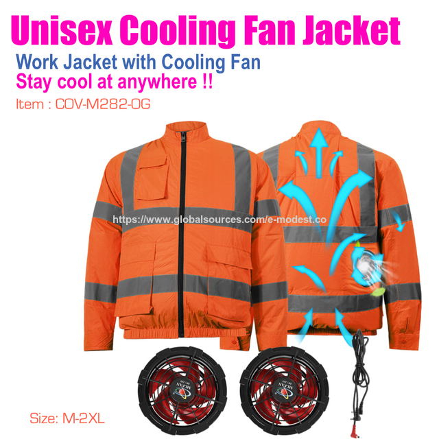 Cool Fan Safety Jacket, E-Modest Limited. ,Cool Fan Safety Jacket