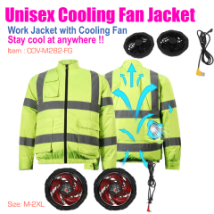 Unisex Cooling Jacket with Reflective Strips, E-Modest Limited. ,Unisex Cooling Jacket with Reflective Strips