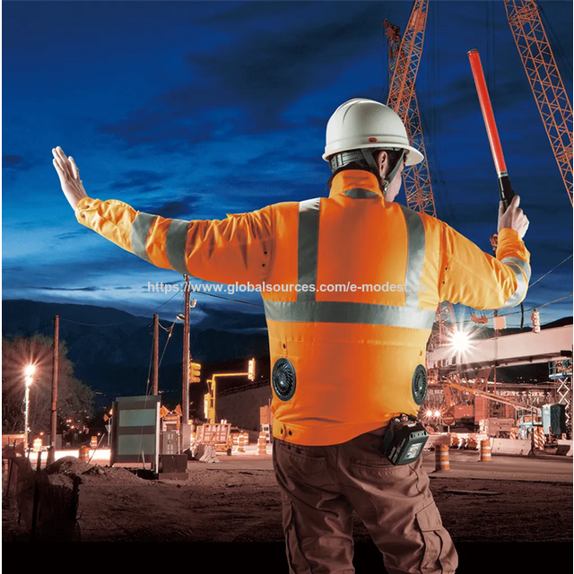 Cool Fan Safety Jacket, E-Modest Limited. ,Cool Fan Safety Jacket