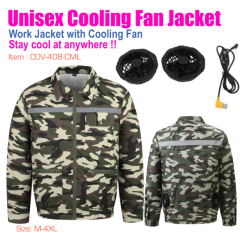 Summer Outdoor Work Jacket with Cooling Fans, E-Modest Limited. ,Summer Outdoor Work Jacket with Cooling Fans