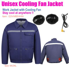 Summer Outdoor Work Jacket with Cooling Fans, E-Modest Limited. ,Summer Outdoor Work Jacket with Cooling Fans