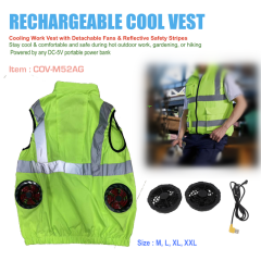 Share to Cooling vest for construction workers, Work Cloth with Cooling Fan and Reflective Stripes, E-Modest Limited. ,Share to Cooling vest for construction workers, Work Cloth with Cooling Fan and Reflective Stripes
