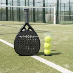 Professional Padel Racket - 18K Carbon Fiber, EVA Soft Core, Diamond Shape - Power & Control Tennis Paddle, E-Modest Limited. ,Professional Padel Racket - 18K Carbon Fiber, EVA Soft Core, Diamond Shape - Power & Control Tennis Paddle
