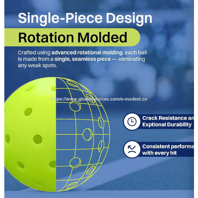 Pickleball Ball PPA 48 holes Pckleball ball, E-Modest Limited. ,Pickleball Ball PPA 48 holes Pckleball ball