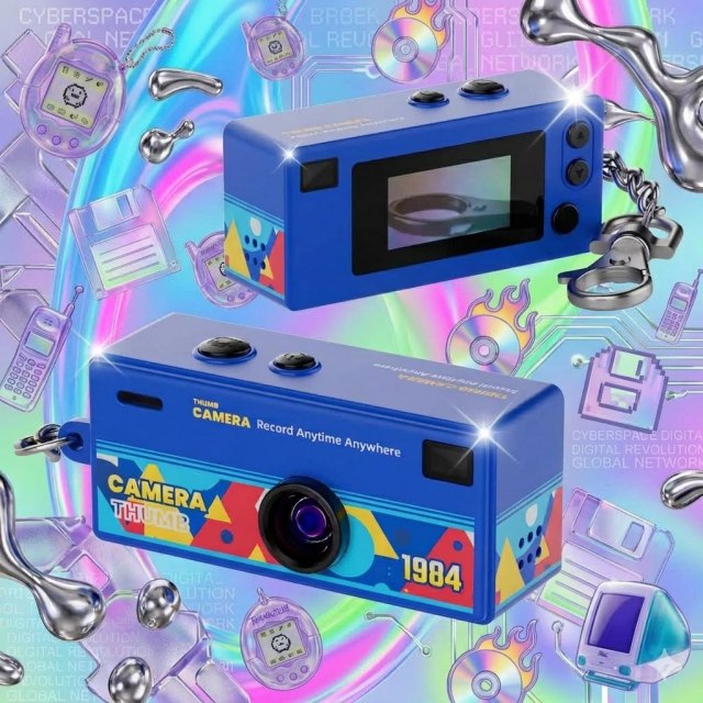 Mini digital snap camera keychain, E-Modest Limited. ,Mini digital snap camera keychain